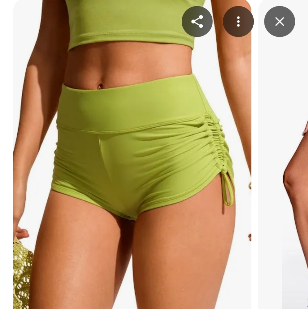 CRZ YOGA LIME SWIM  Skirt . SIZE S (4-6)